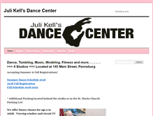 Tablet Screenshot of julikellsdancecenter.com